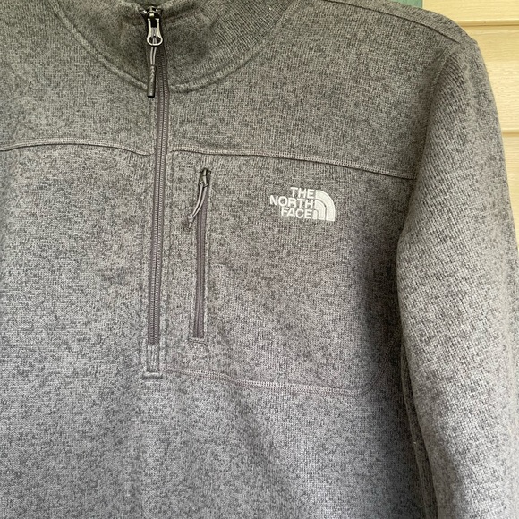 The North Face 1/4 Zip Fleece Pullover Sweatshirt Men's - Picture 3 of 7